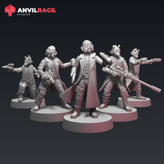 Covert Resistance Cell - Set 1 - Set of 5 | Anvilrage