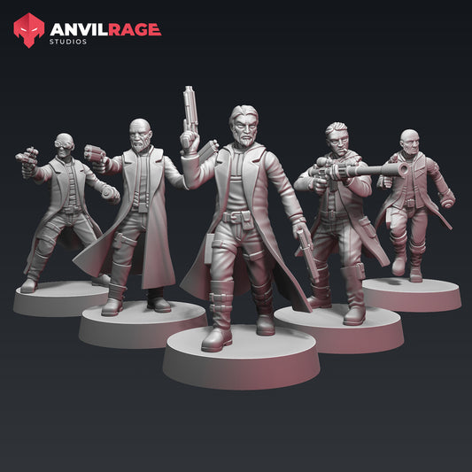 Covert Resistance Cell - Set 2 - Set of 5 | Anvilrage