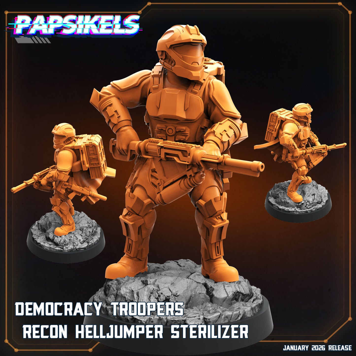 Democracy Troopers Recon Helljumper Sterilizer