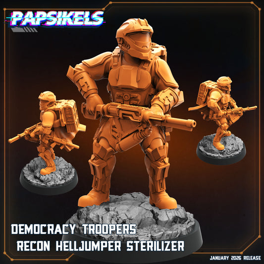 Democracy Troopers Recon Helljumper Sterilizer