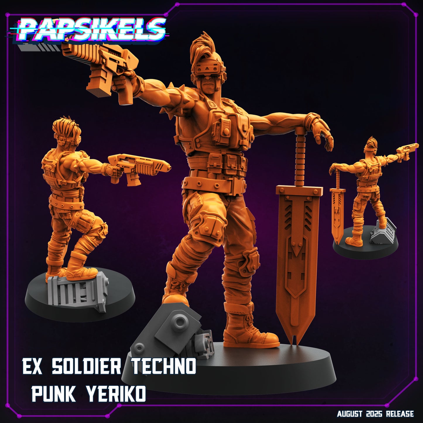 Ex Soldier Techno Punk Yeriko
