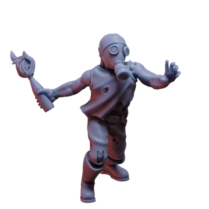Radiation Zone - Molotov Guy (unpainted)