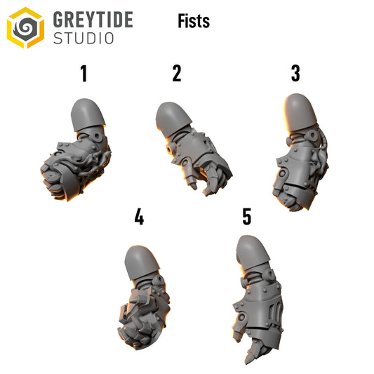 Bits - Anvil Warden Fists - Set of 5