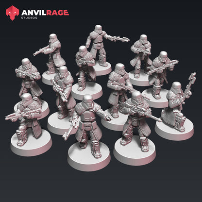 Long Range Troopers - Set of 12 | Anvilrage