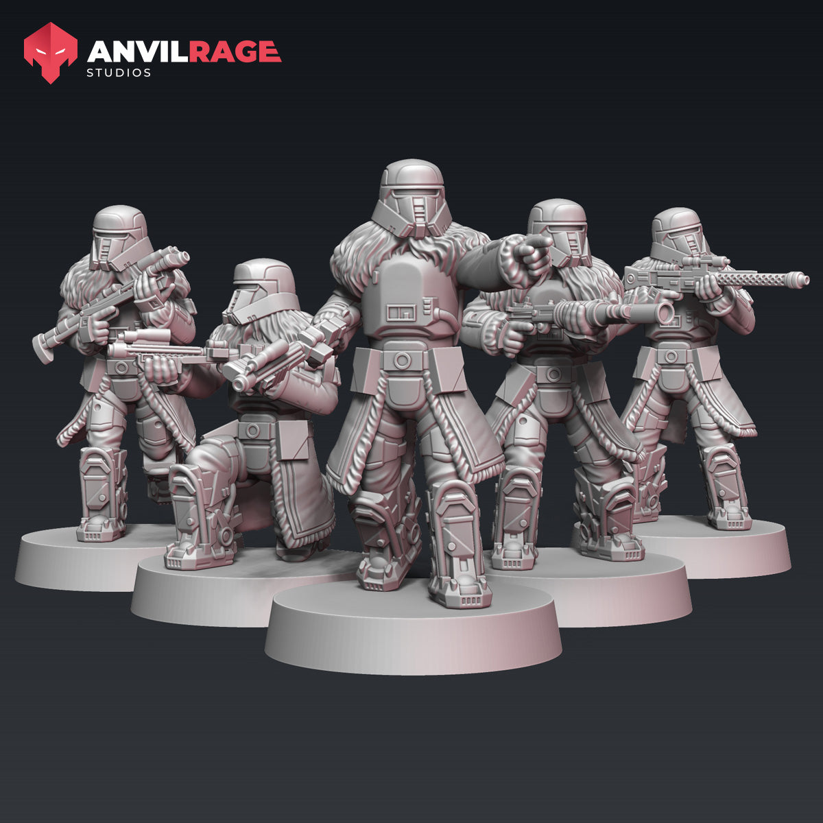 Long Range Troopers - Set of 12 | Anvilrage