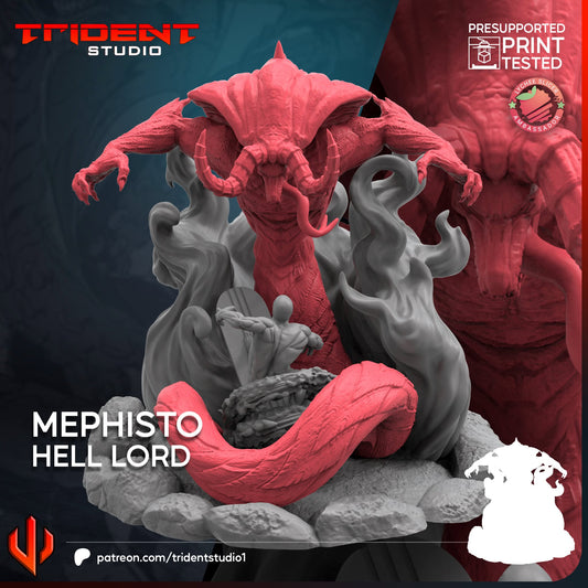 Mephisto Hell Lord - Serpent Only - fit for 50mm base