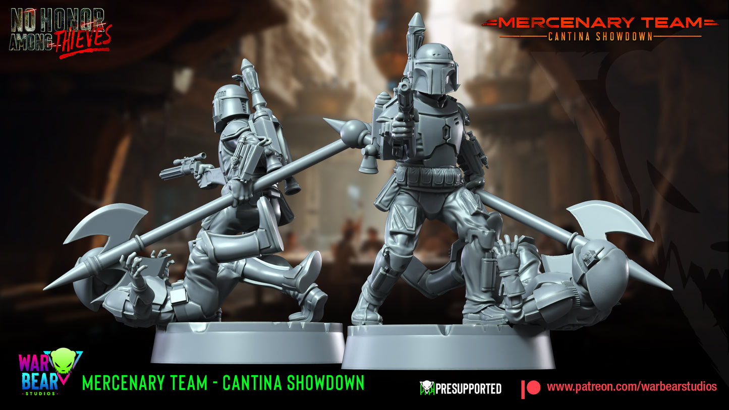 Mercenary Team - Legendary Hunter Black - Cantina Showdown