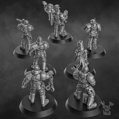 Metal Militia Brigade 2 - Set of 7
