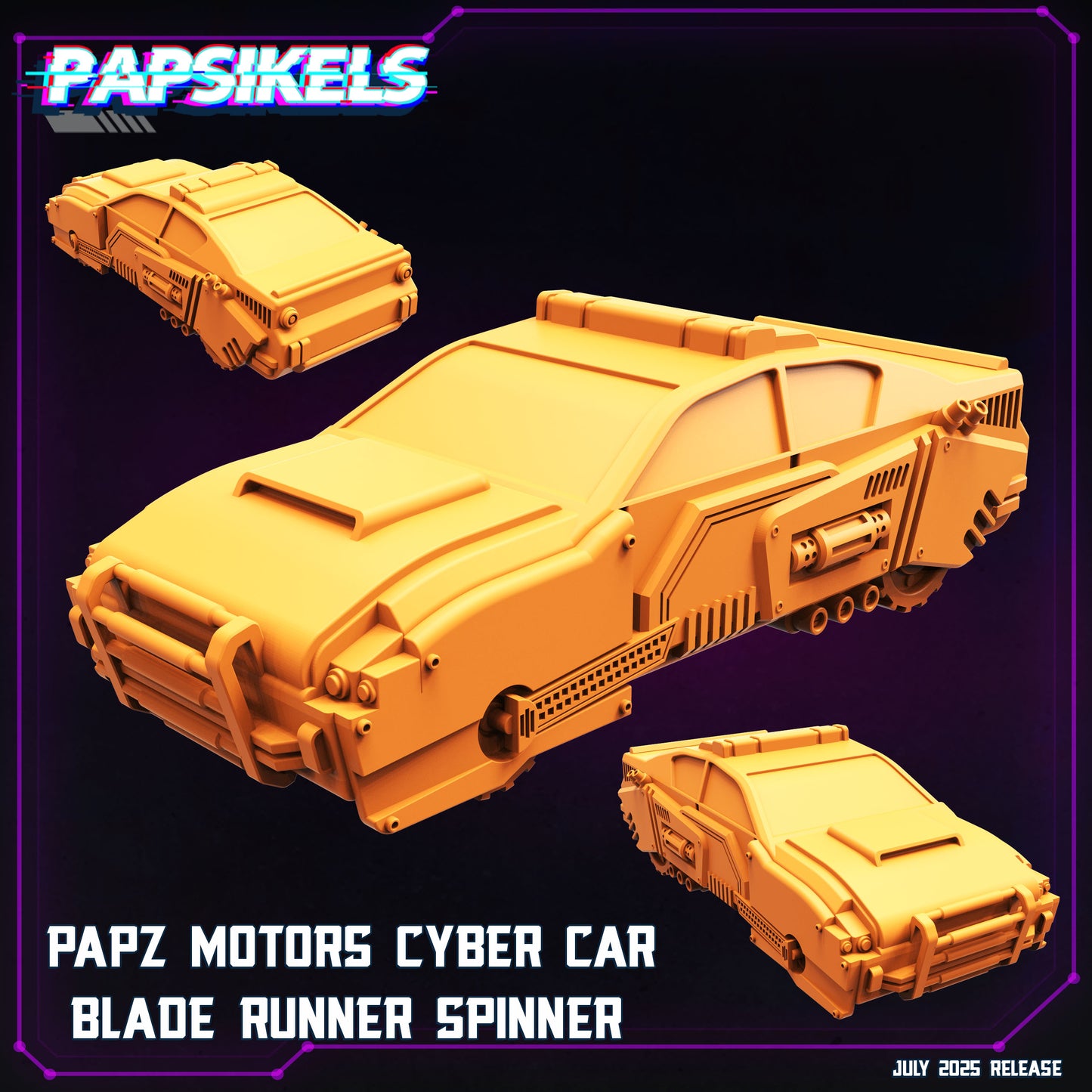 PAPZ Motors Cyber Car Blade Runner Spinner