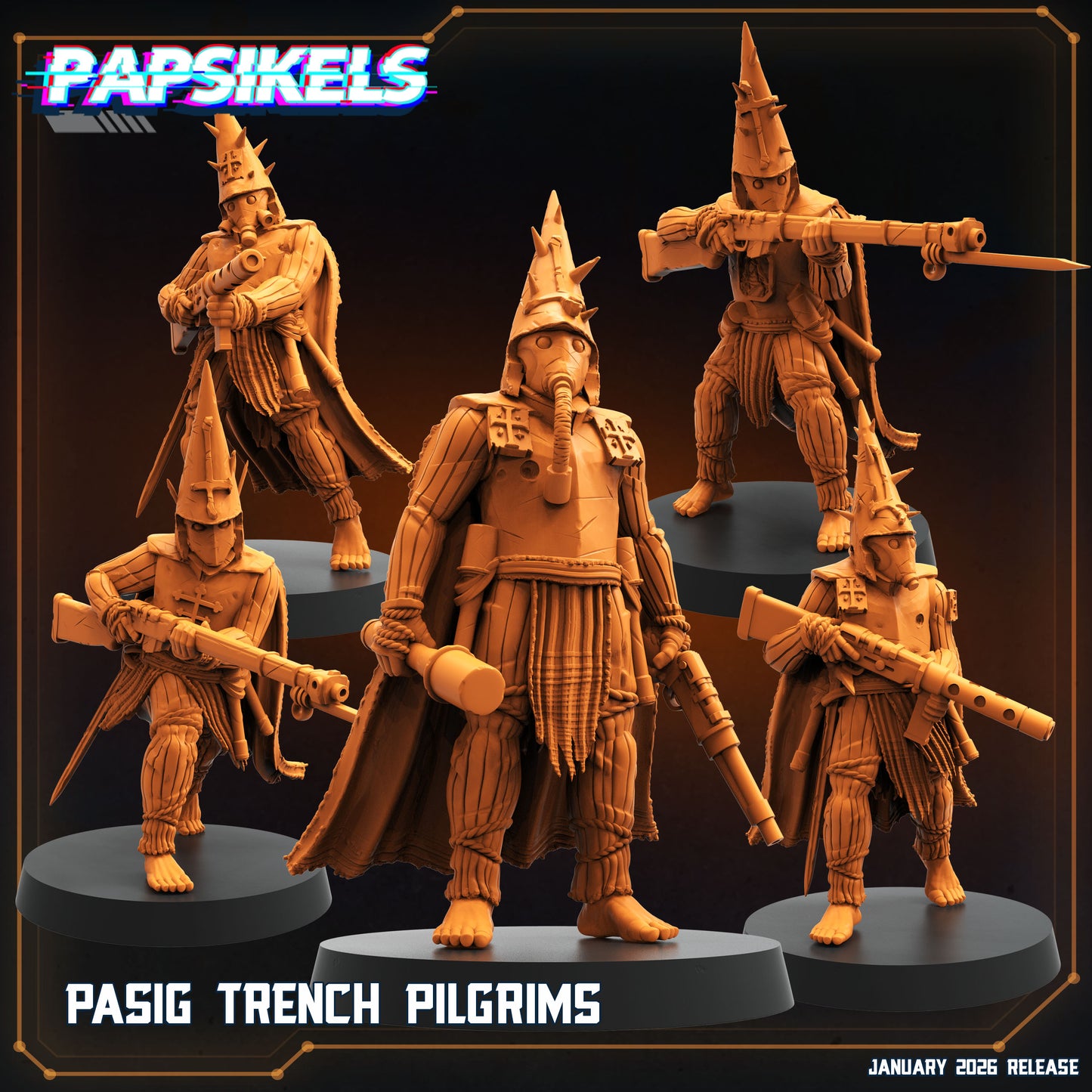 Pasig Trench Pilgrims - Set of 5