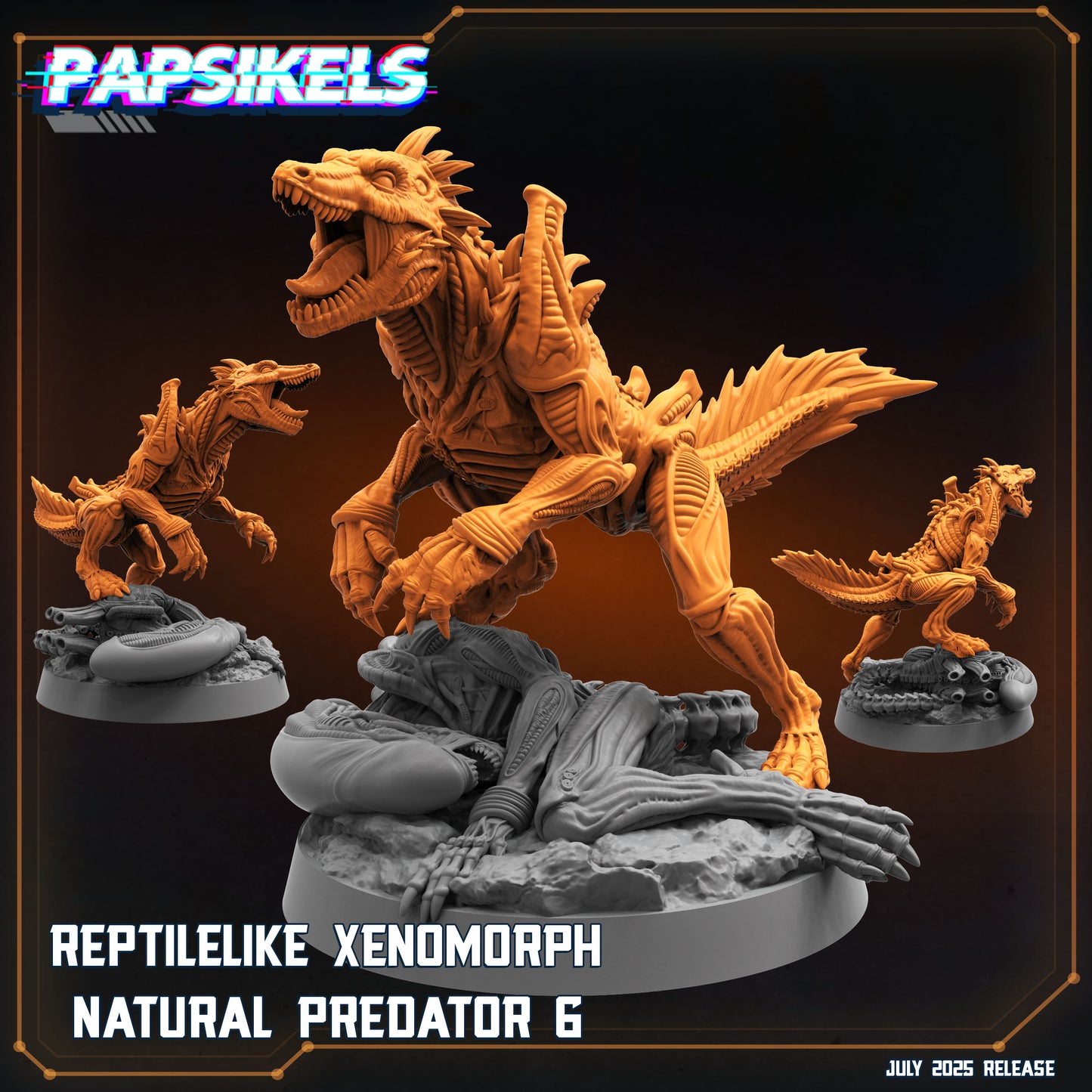 Reptilelike Xenomorph Natural Predator 6