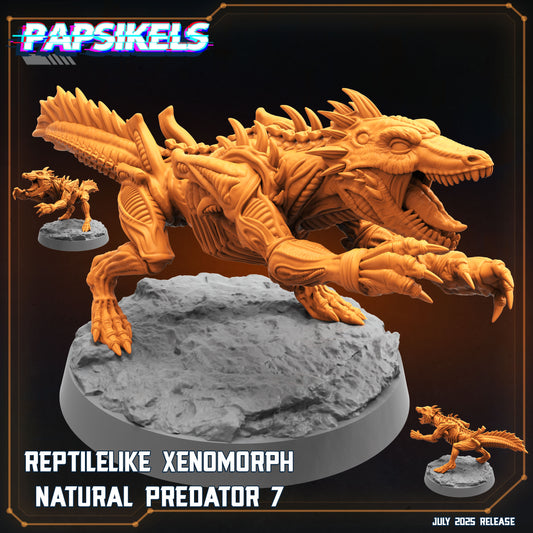 Reptilelike Xenomorph Natural Predator 7