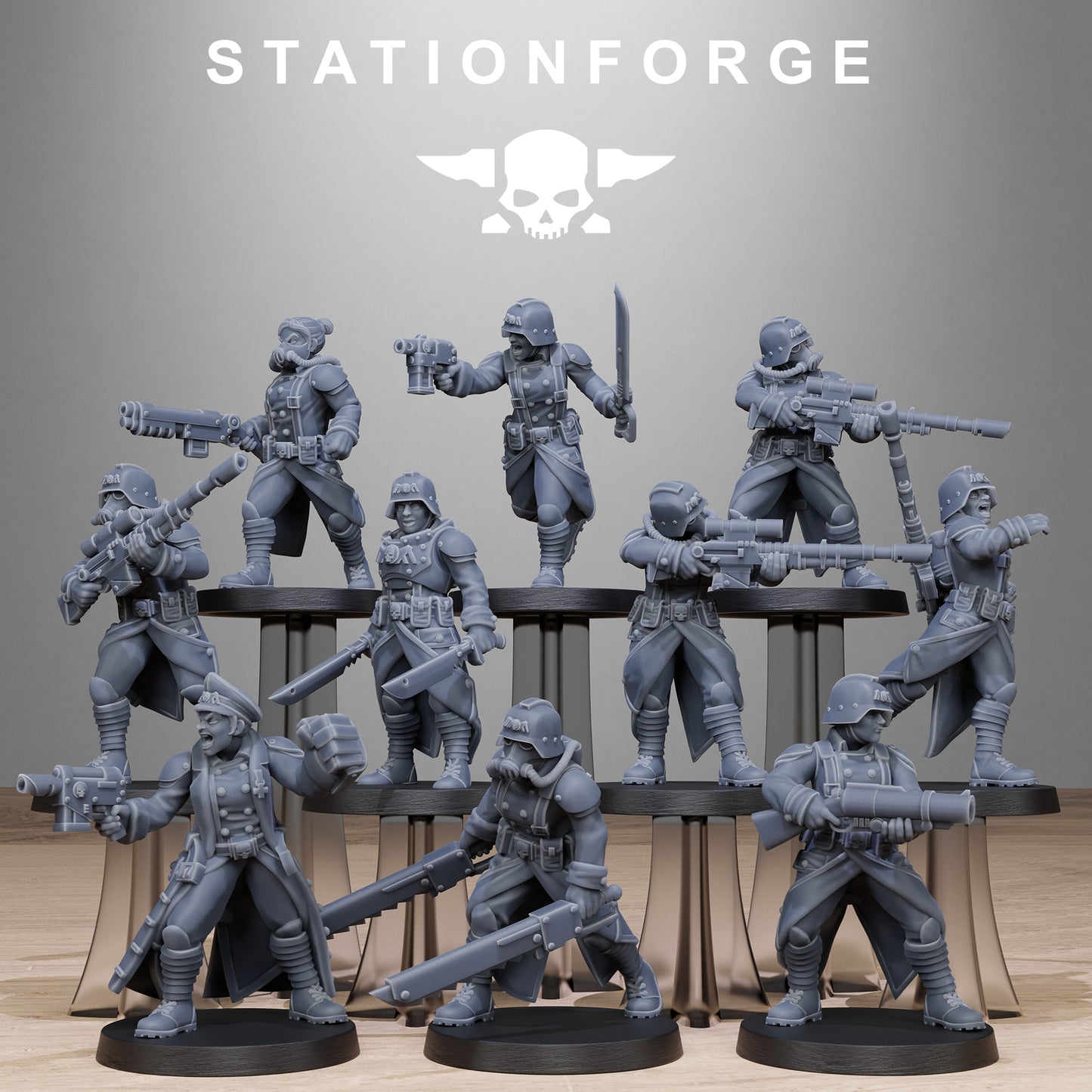 GrimGuard Steel Sisters - Set of 10