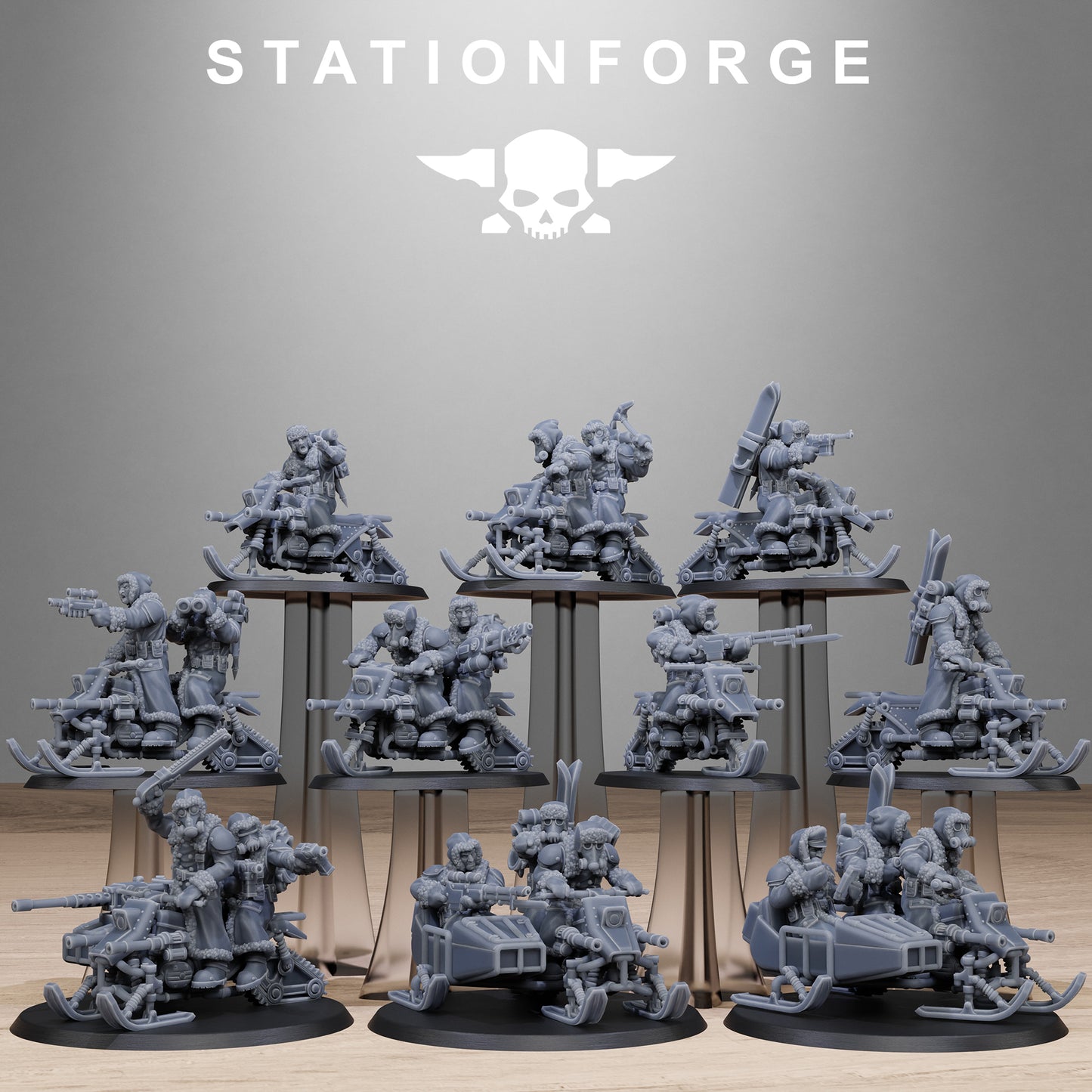 GrimGuard FrostWatch Snowbikers - Set of 10