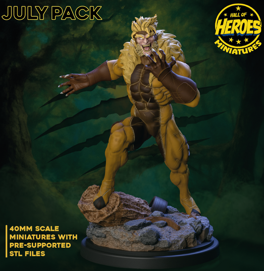 The Unstoppable Beast (uncolored)