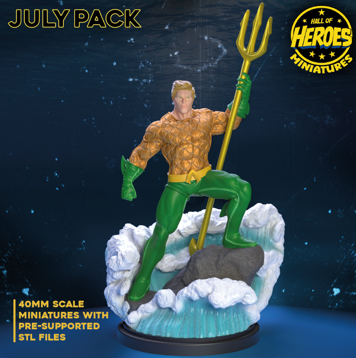 Monarch of the Tides (uncolored)