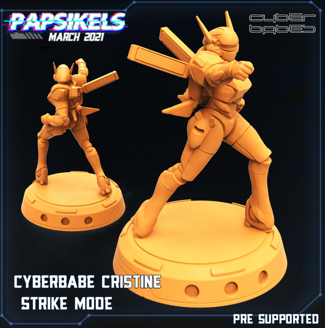 CyberBabe Cristine Strike Mode