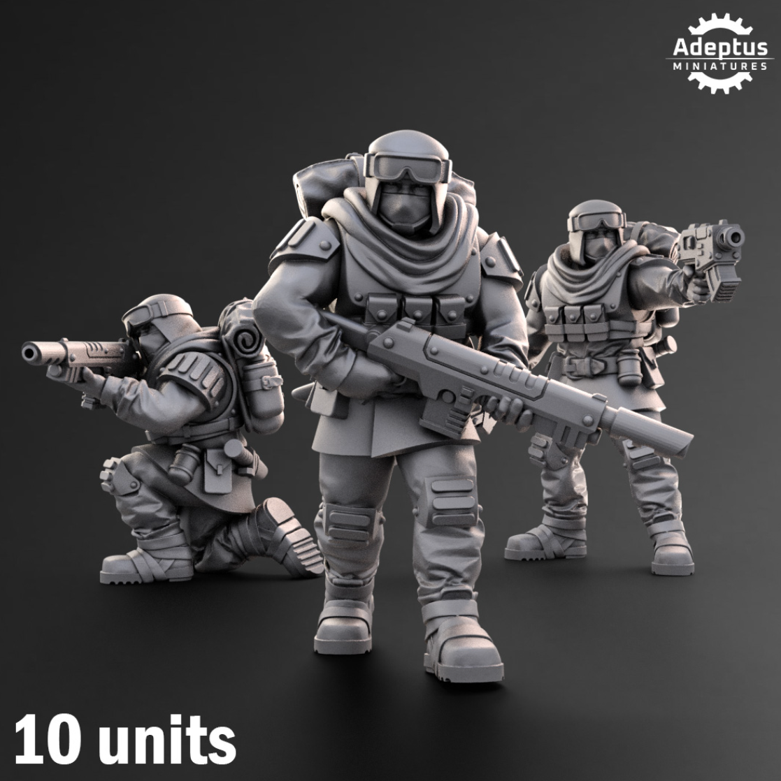 Squad - Khaleeth Regiment - Imperial Guard - Set 0f 10
