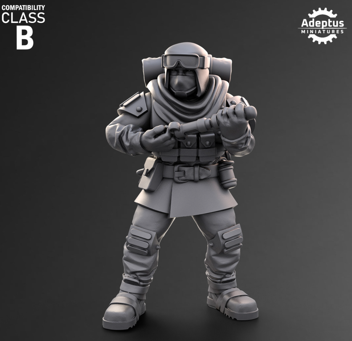 Command Squad - Khaleeth Regiment - Imperial Guard - Set 0f 4
