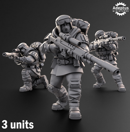 Snipers - Khaleeth Regiment - Imperial Guard - Set 0f 3