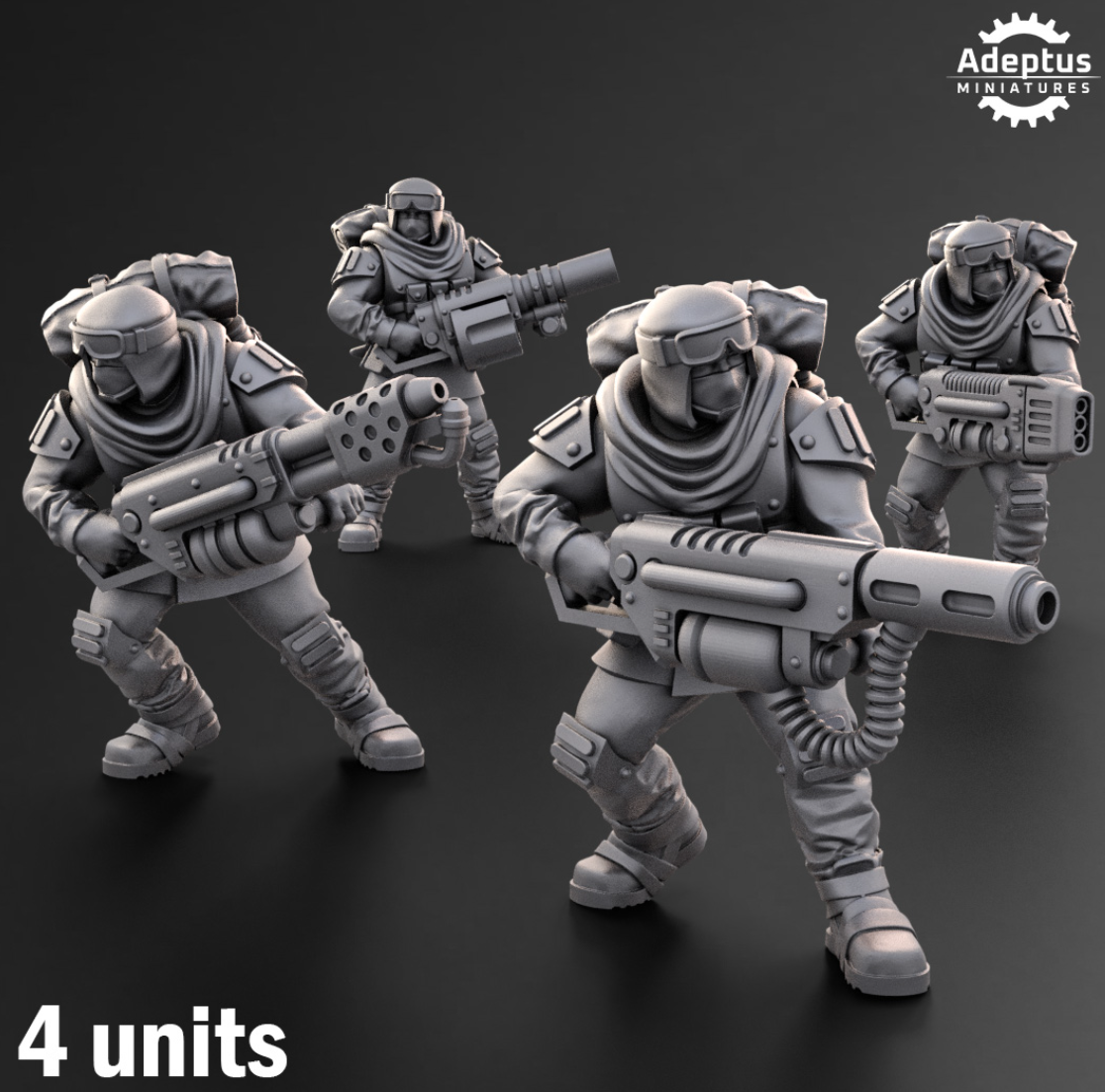 Special Weapons - Khaleeth Regiment - Imperial Guard - Set of 4