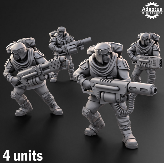 Special Weapons - Khaleeth Regiment - Imperial Guard - Set of 4