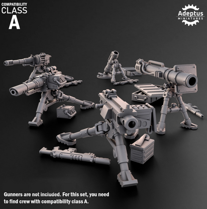 Heavy Weapons - Imperial Guard - Class A - Set of 5 (no crew)