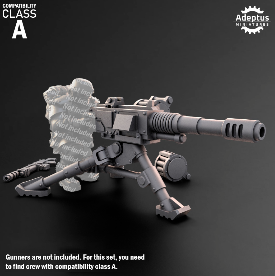 Heavy Weapons - Imperial Guard - Class A - Set of 5 (no crew)