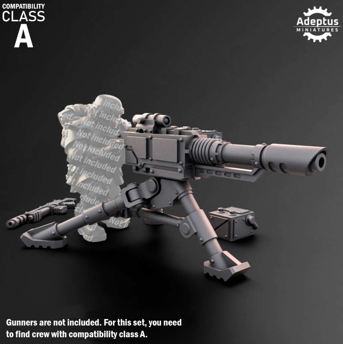 Heavy Weapons - Imperial Guard - Class A - Set of 5 (no crew)