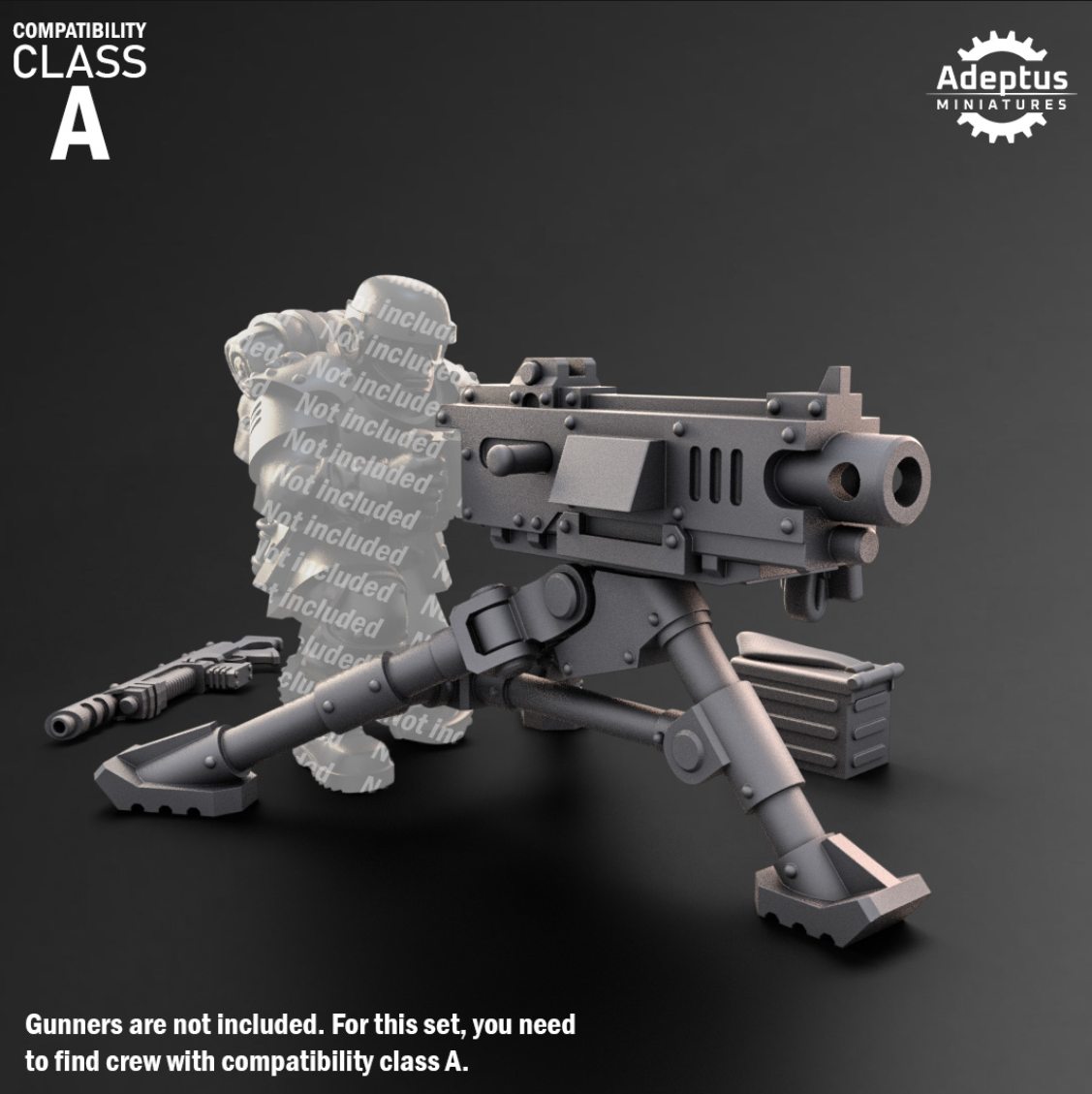Heavy Weapons - Imperial Guard - Class A - Set of 5 (no crew)