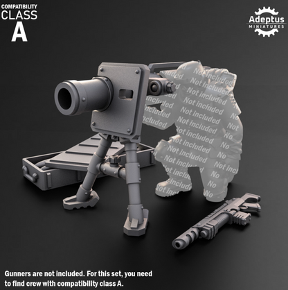 Heavy Weapons - Imperial Guard - Class A - Set of 5 (no crew)