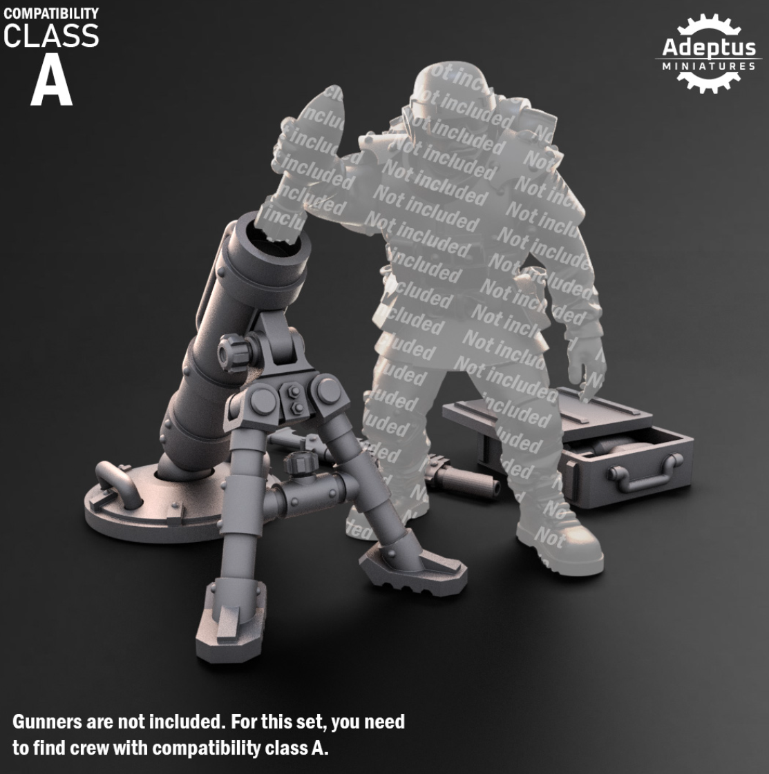 Heavy Weapons - Imperial Guard - Class A - Set of 5 (no crew)