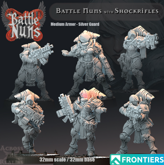 Battle Nuns with ShockRifles - Medium Armor - Set of 6