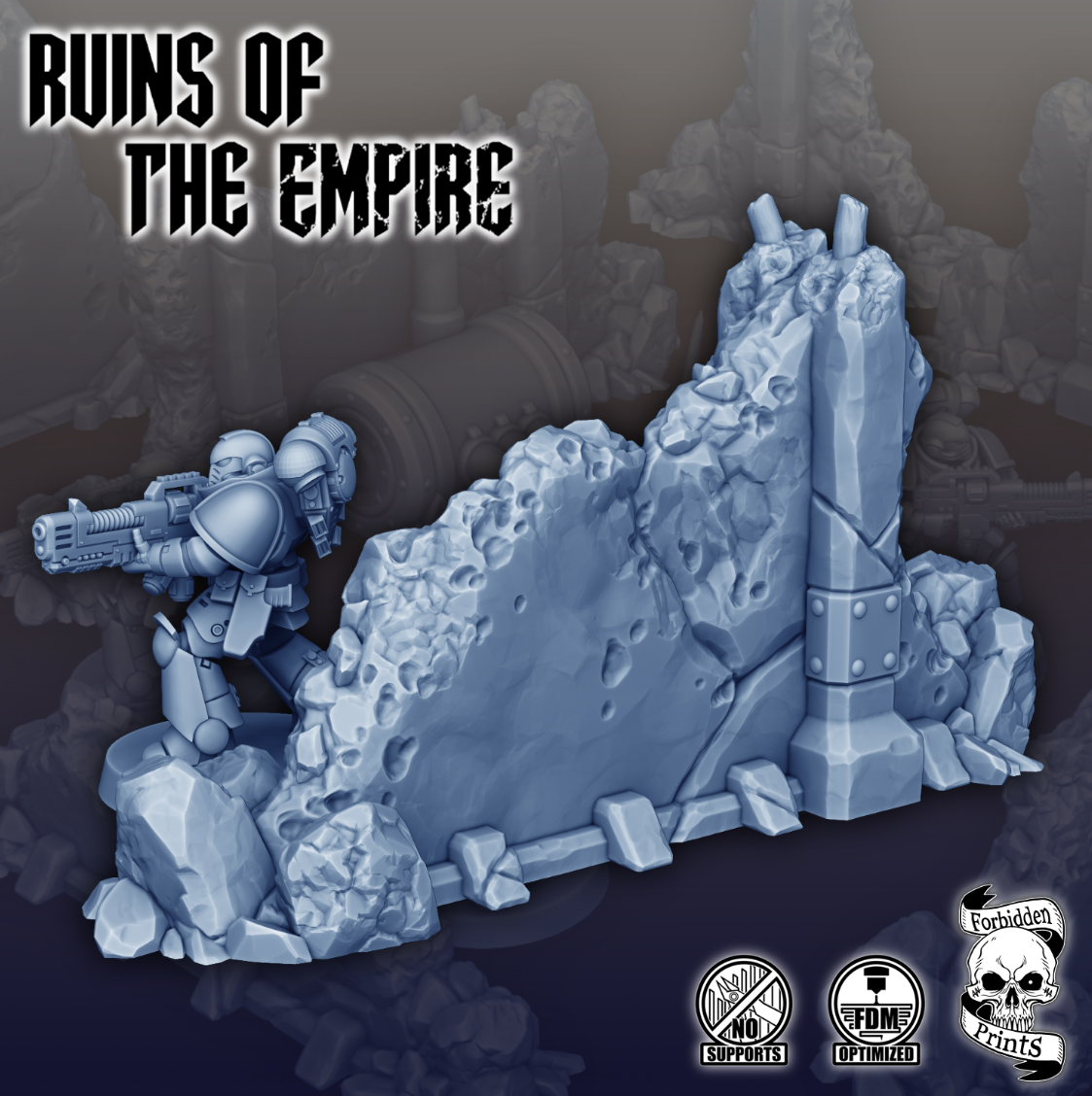 Ruins & Debris - Wall - 01 - Ruins of the Empire