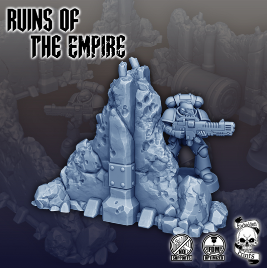 Ruins & Debris - Wall - 02 - Ruins of the Empire