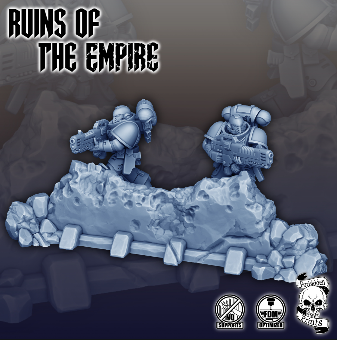 Ruins & Debris - Wall - 03 - Ruins of the Empire
