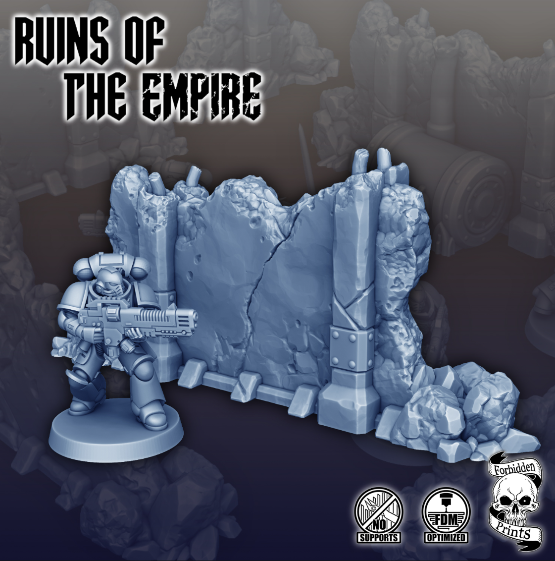 Ruins & Debris - Wall - 04 - Ruins of the Empire