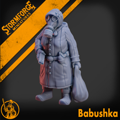 Babushka with Boomstick (unpainted)