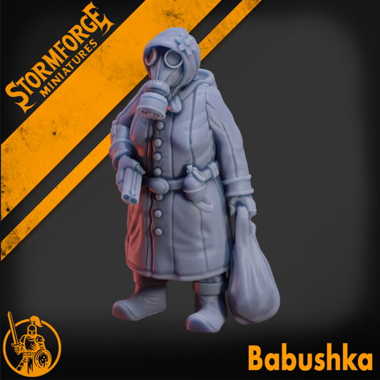 Babushka with Boomstick (unpainted)