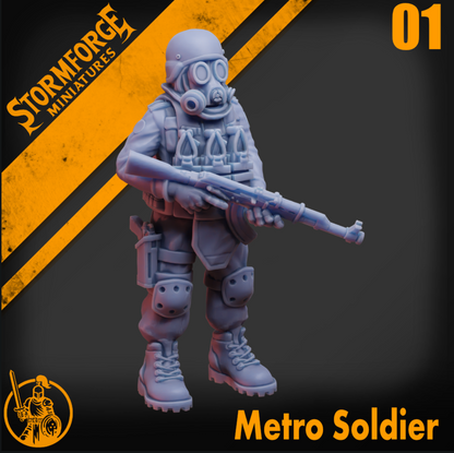 Radiation Zone - Metro Soldier - 01 (unpainted)