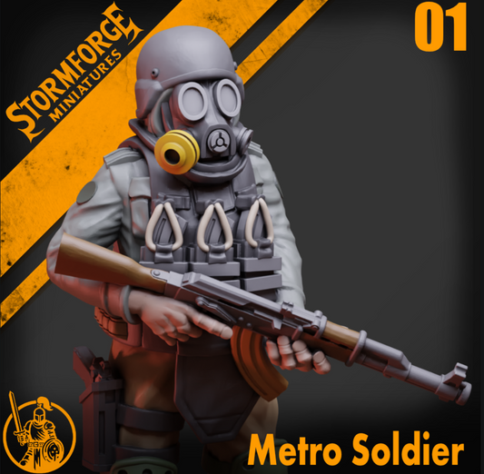 Radiation Zone - Metro Soldier - 01 (unpainted)