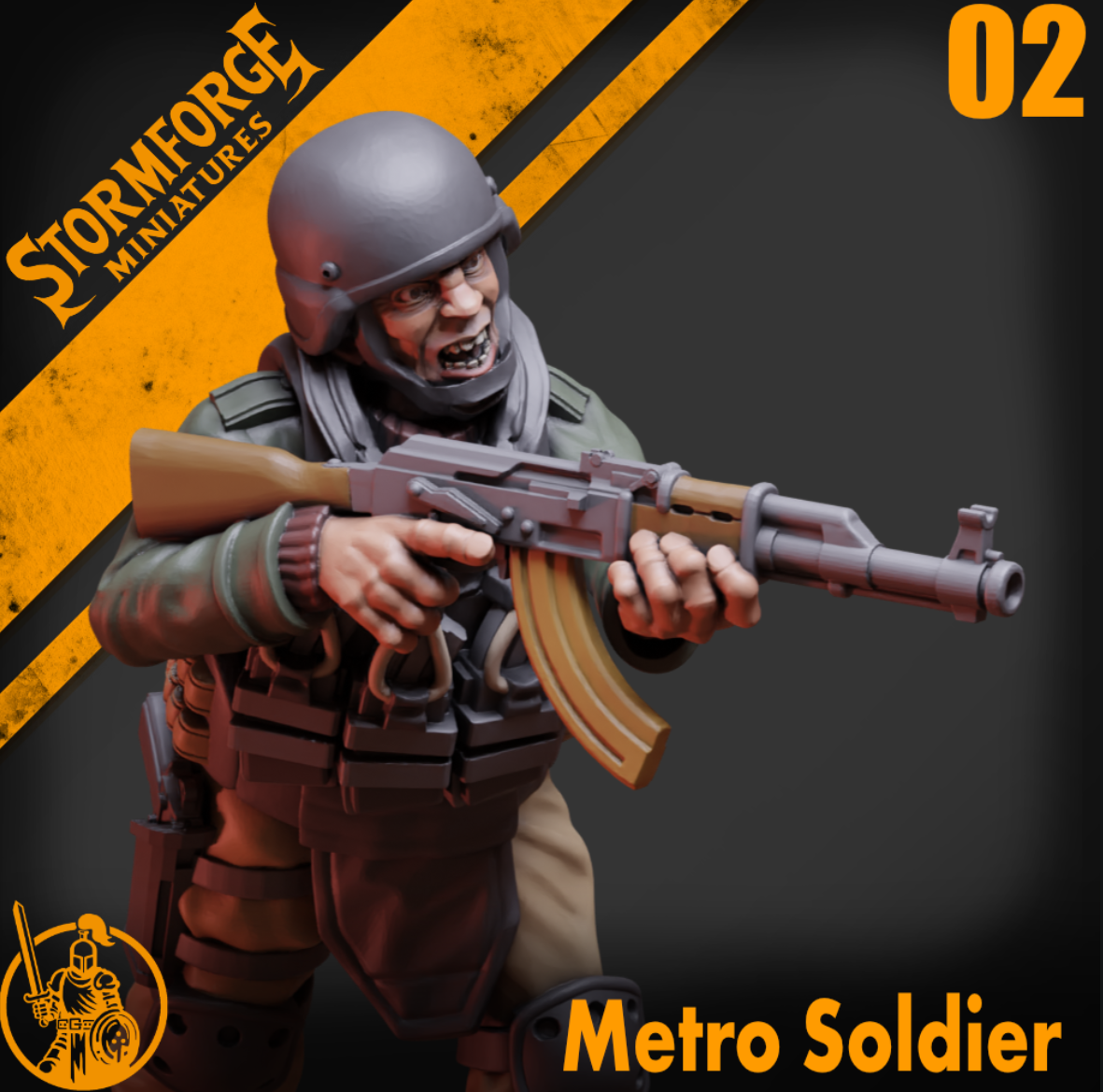 Radiation Zone - Metro Soldier - 02 (unpainted)