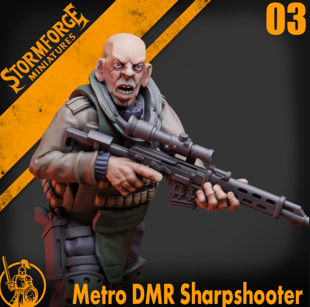 Radiation Zone - Metro Soldier - 03 (unpainted)