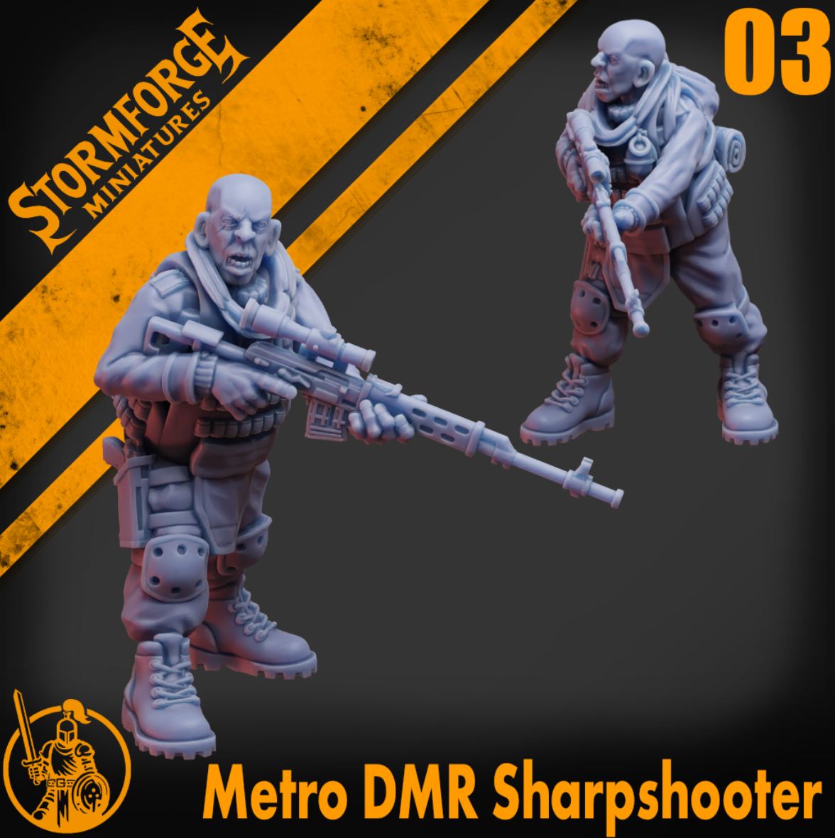 Radiation Zone - Metro Soldier - 03 (unpainted)