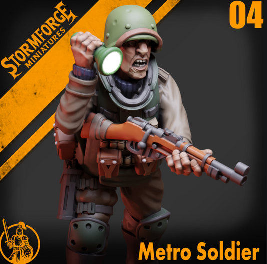 Radiation Zone - Metro Soldier - 04 (unpainted)