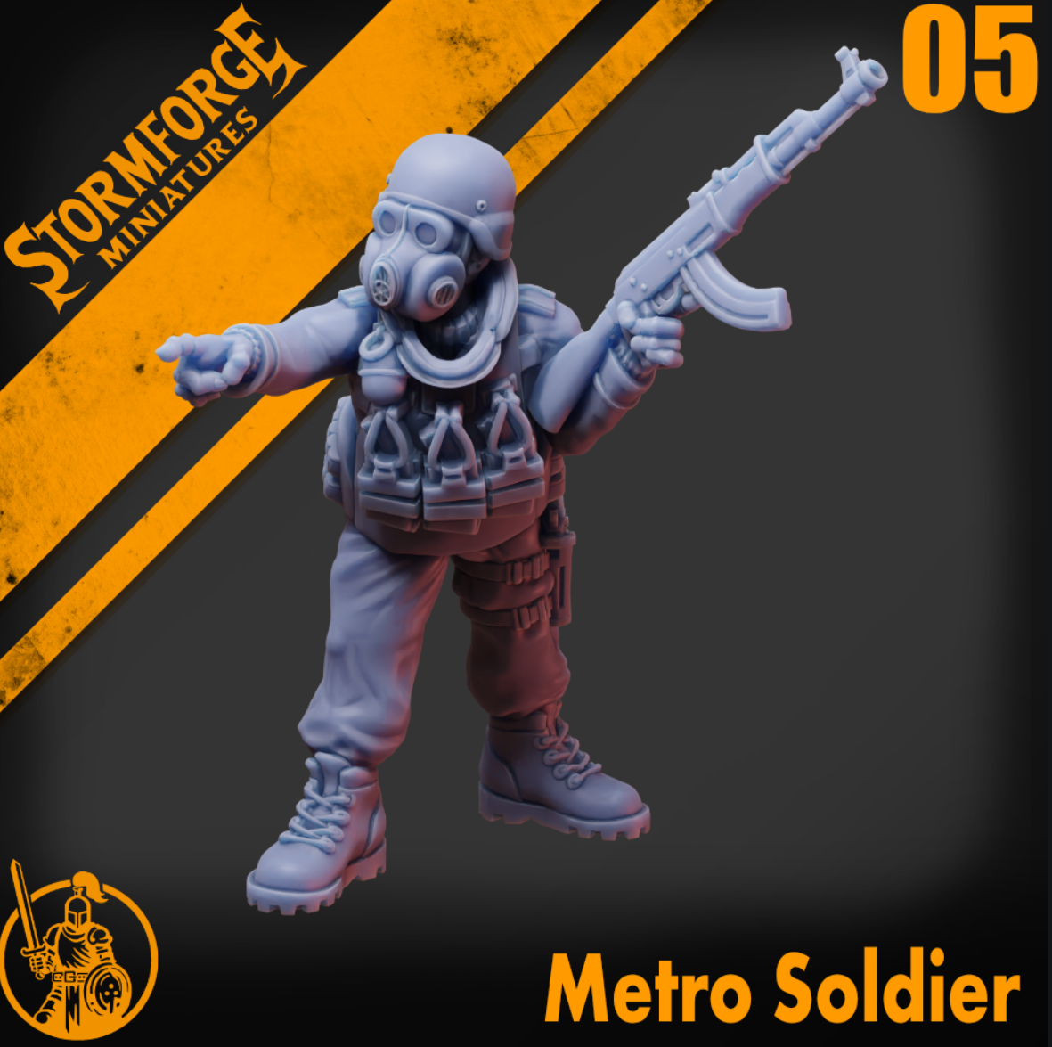Radiation Zone - Metro Soldier - 05 (unpainted)