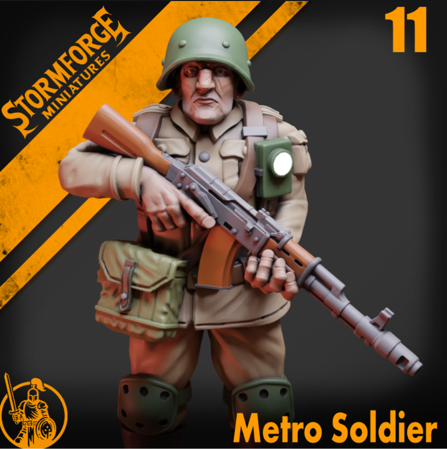 Radiation Zone - Metro Soldier - 11 (unpainted)