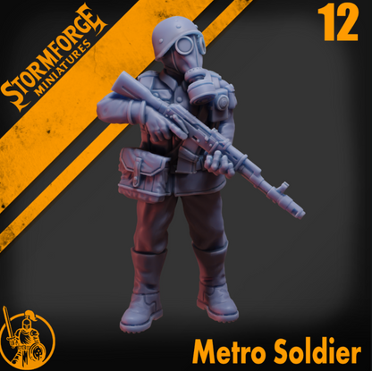 Radiation Zone - Metro Soldier - 12 (unpainted)