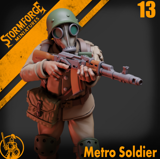 Radiation Zone - Metro Soldier - 13 (unpainted)