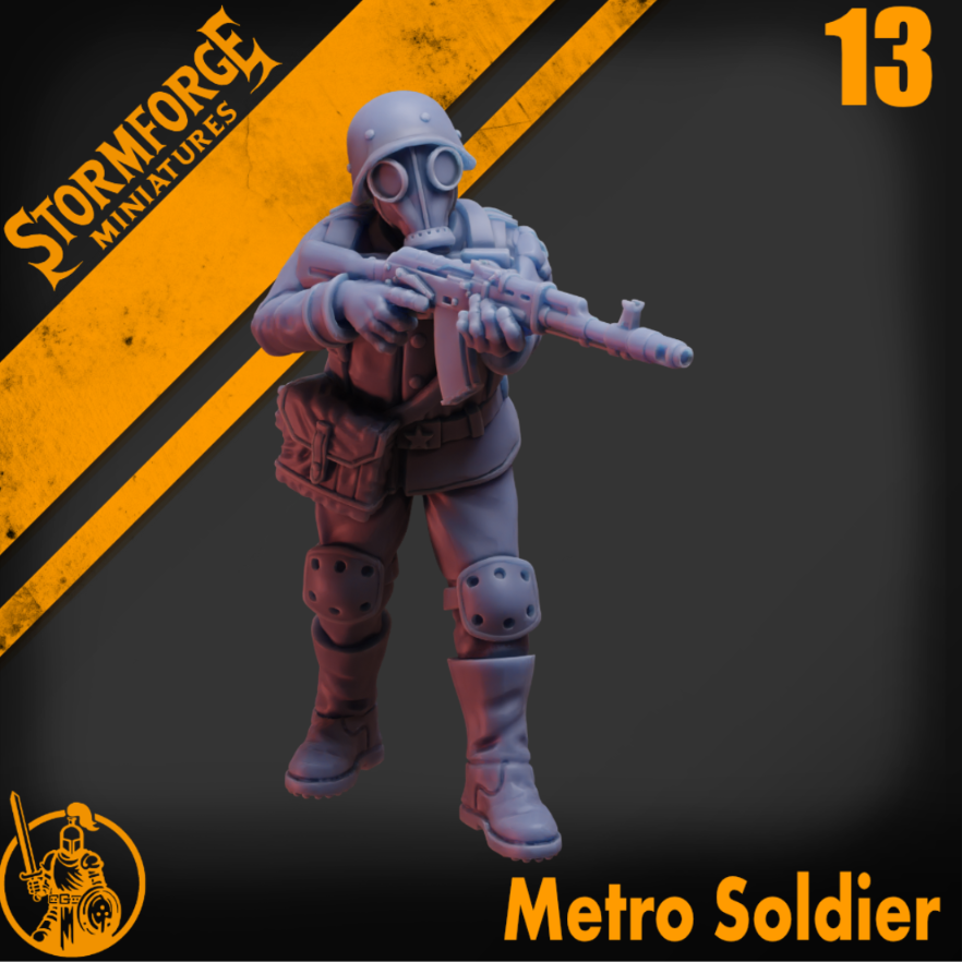 Radiation Zone - Metro Soldier - 13 (unpainted)